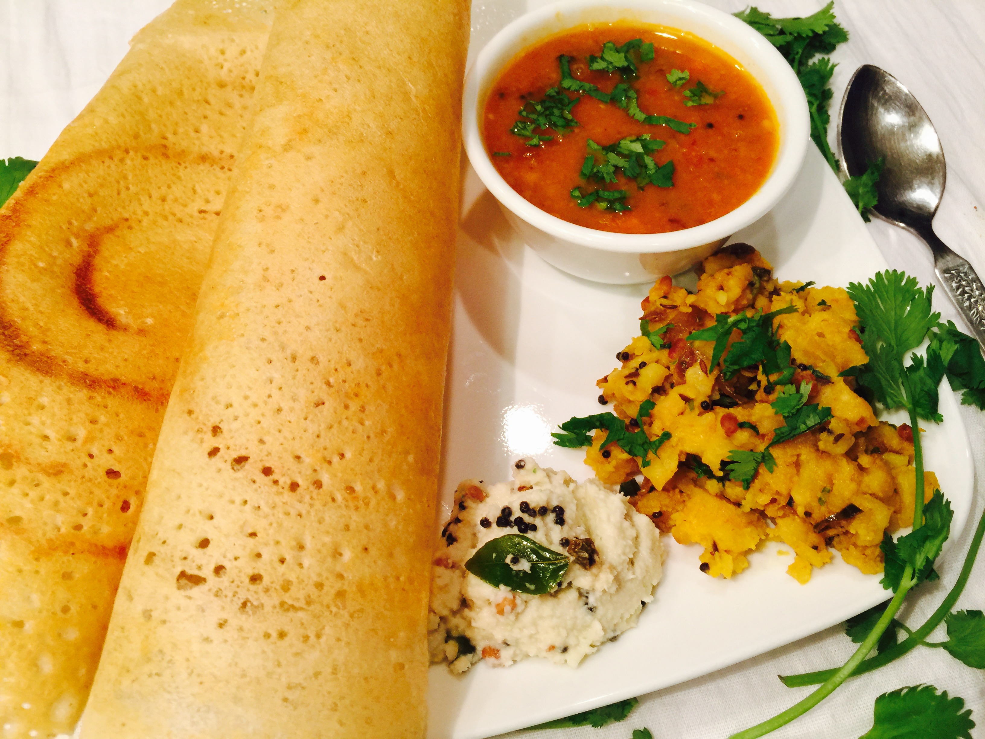 Brown Rice Dosa - Food, Fitness, Beauty and More