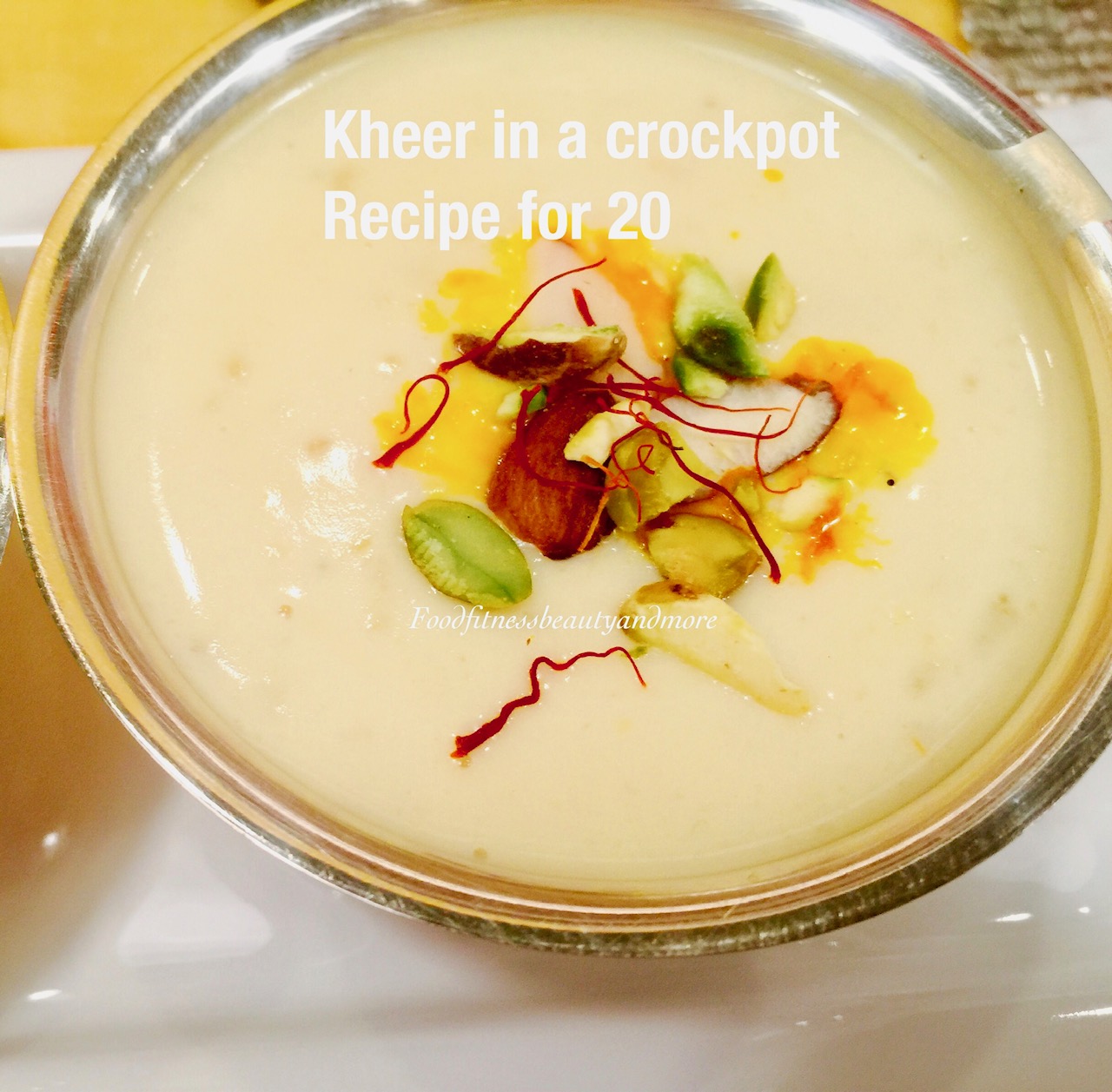 slow cooker kheer