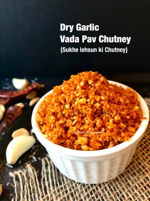 Dry Garlic Chutney For Vada Pav – Food, Fitness, Beauty And More